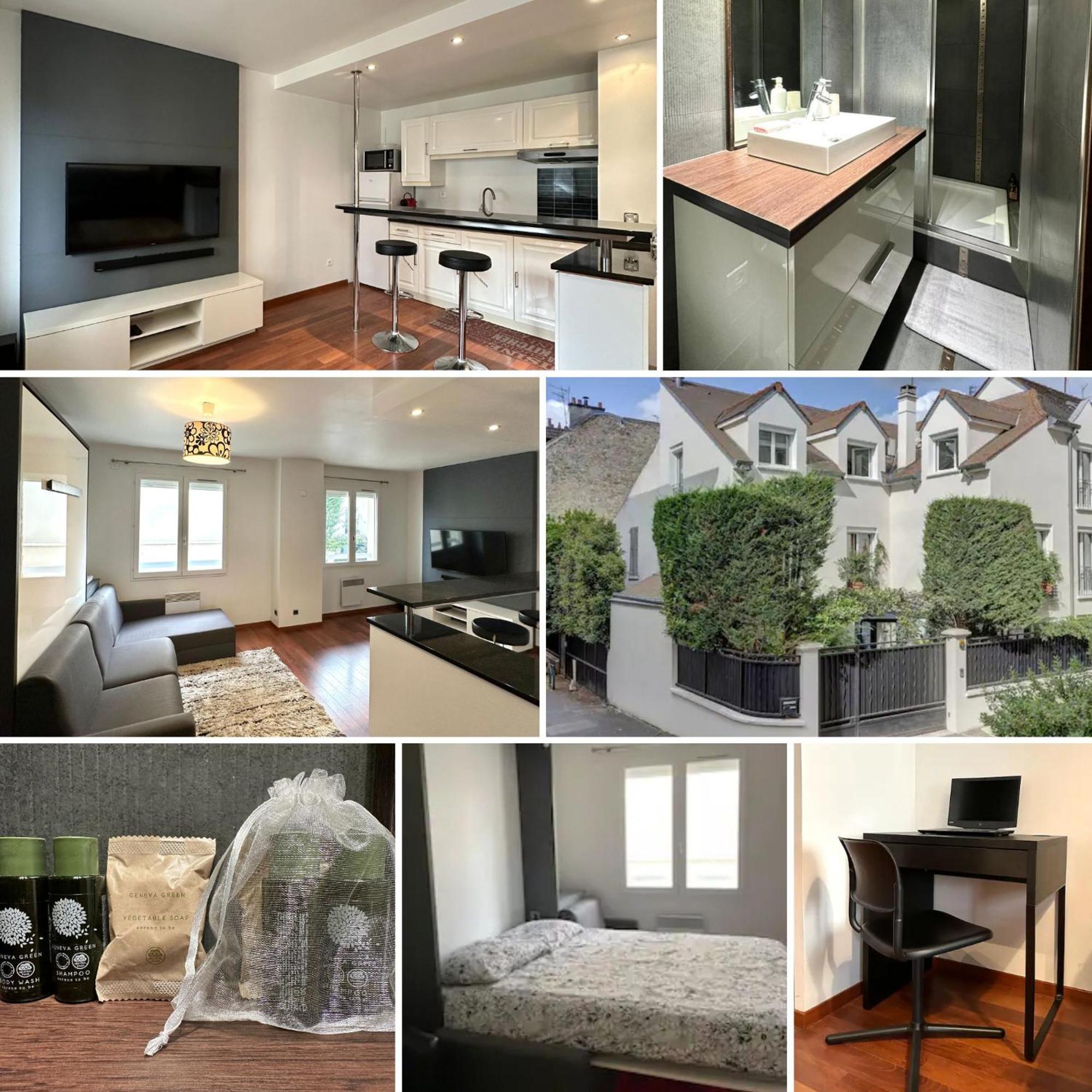 Garches L'Athos - Appartement Equipe - Entre Paris Et Versailles - Haut Debit מראה חיצוני תמונה